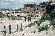 Eugene Boudin The Inlet at Berck oil on canvas